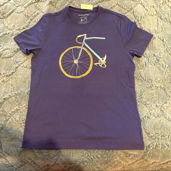 Banana Republic Blue Eco T-Shirt Bike M